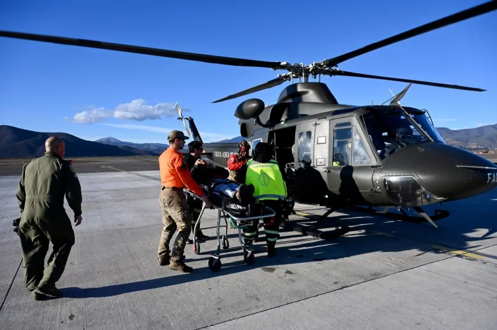 FACH REALIZA EVACUACIÓN AEROMÉDICA DE ADULTA MAYOR EN LA REGIÓN DE COQUIMBO