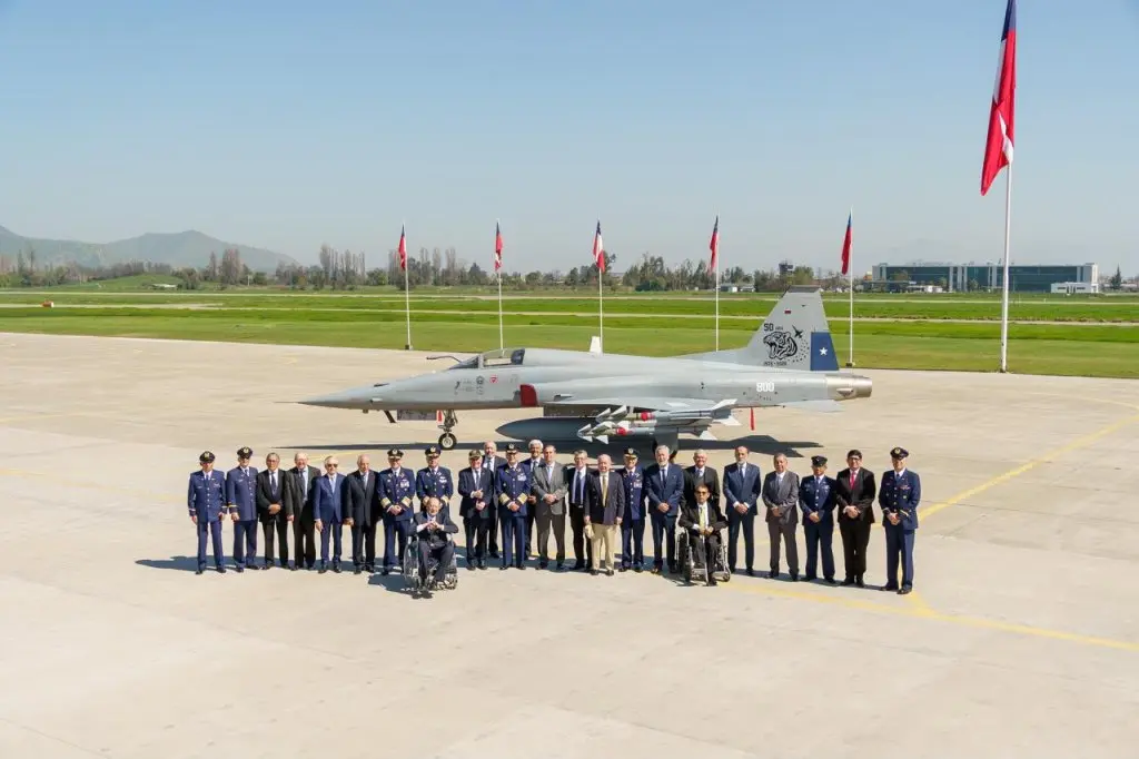 EN LA BASE AÉREA EL BOSQUE LA FUERZA AÉREA CONMEMORÓ CINCO DÉCADAS DEL LEGADO DEL AVIÓN F-5