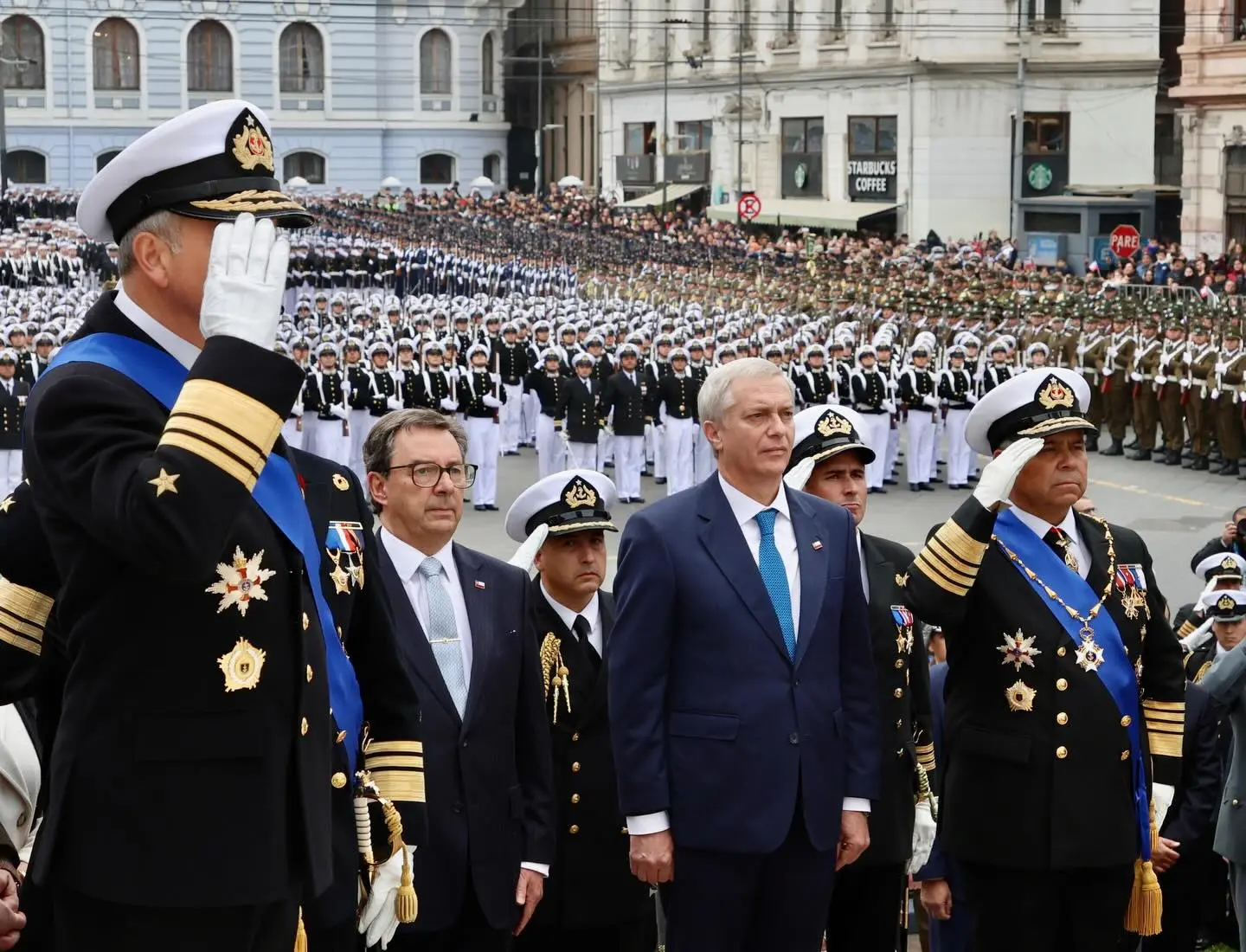 Presidente José Antonio Kast encabezó en Valparaíso la conmemoración del 147° aniversario del Combate Naval de Iquique