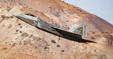 EL PODER Y MANIOBRABILIDAD DEL F-22 RAPTOR DEMO TEAM SE PRESENTARÁ EN FIDAE 2024